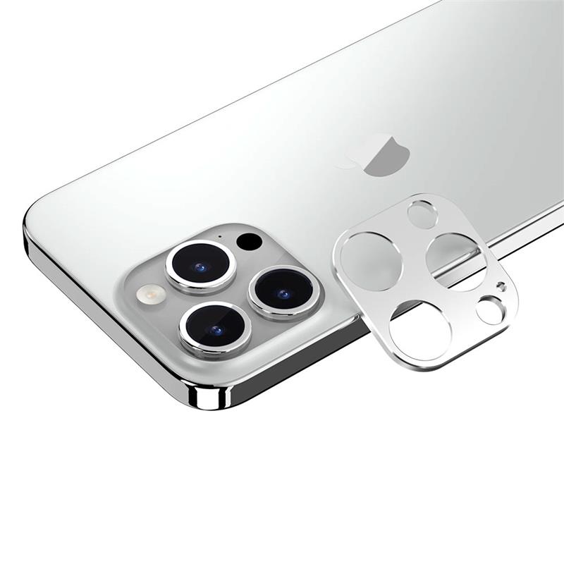 SwitchEasy LenShield Aluminum Lens Protector pre iPhone 15 Pro/15 Pro Max - Silver