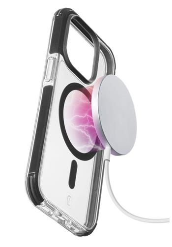 Cellularline Tetra Force Strong Guard Mag s podporou Magsafe pro Apple iPhone 15 Pro, transparentný