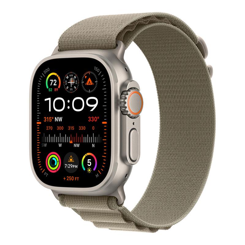 Apple Watch 49mm Olive Alpine Loop - Large *Rozbalený*