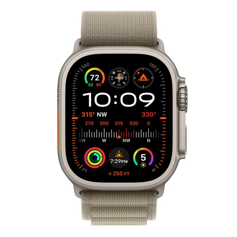 Apple Watch 49mm Olive Alpine Loop - Large *Rozbalený*
