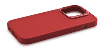 CellularLine SENSATION Plus ochranný silikónový kryt pre Apple iPhone 15, červený