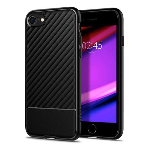 Spigen kryt Core Armor iPhone SE/8/7 - Black