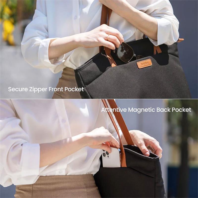 TomToc taška Versatile T23 Tote Bag pre Macbook Pro 14" M1/M2/M3/M4 - Black