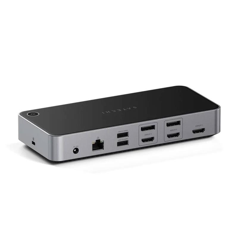 Satechi Triple 4K Display Docking Station - Space Gray Aluminium