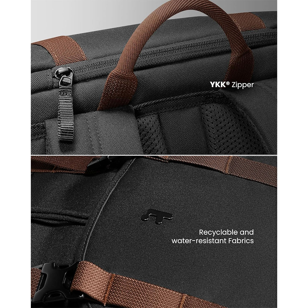 TomToc batoh Vintpack TA1 22L - Black