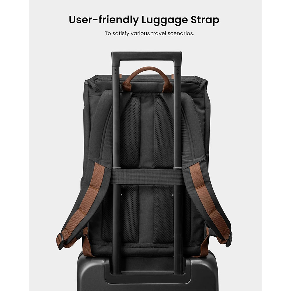 TomToc batoh Vintpack TA1 22L - Black