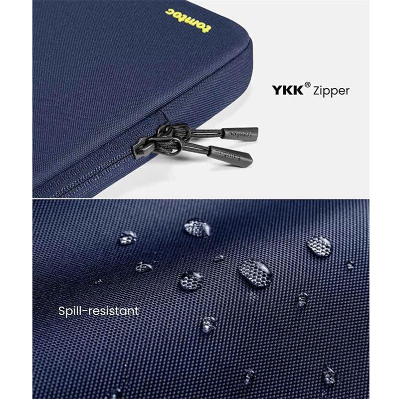 Tomtoc puzdro Recycled Sleeve with Pouch pre Macbook Pro 14" M1/M2/M3/M4 - Navy Blue