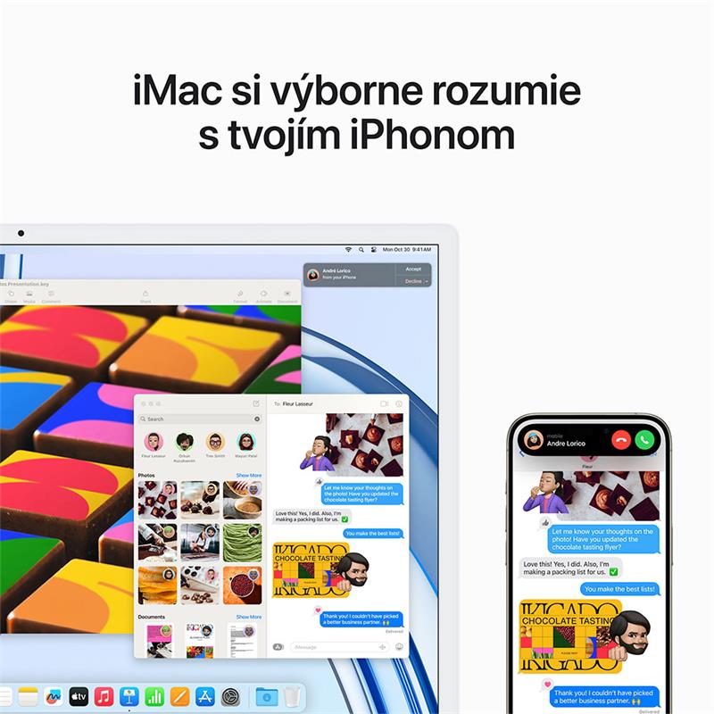 iMac 24" 4.5K Apple M3 8C CPU 10C GPU 8GB 256GB Modrý SK