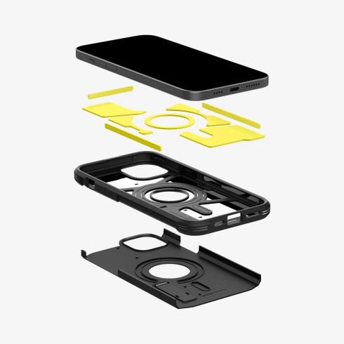 Spigen kryt Tough Armor Magsafe pre iPhone 15 - Black