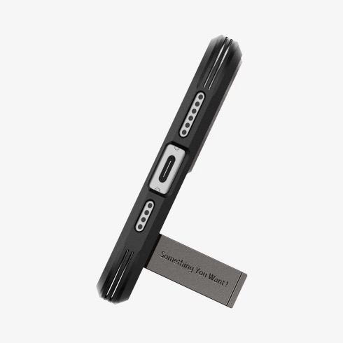 Spigen kryt Tough Armor Magsafe pre iPhone 15 - Gunmetal