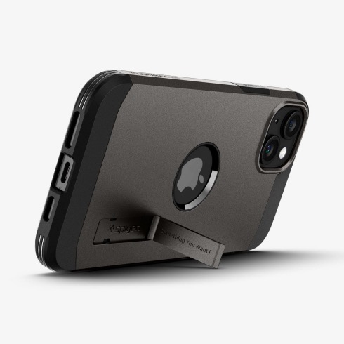 Spigen kryt Tough Armor Magsafe pre iPhone 15 - Gunmetal