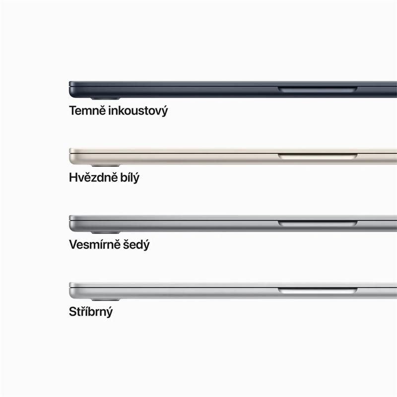 MacBook Air 15" Apple M2 8-core CPU 10-core GPU 8GB 256GB Temně Inkoustový CZ *ROZBALENO*