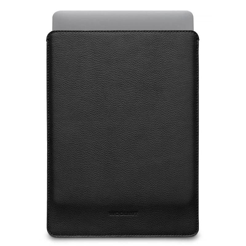 Woolnut Leather Sleeve for Macbook Pro 14 - Black