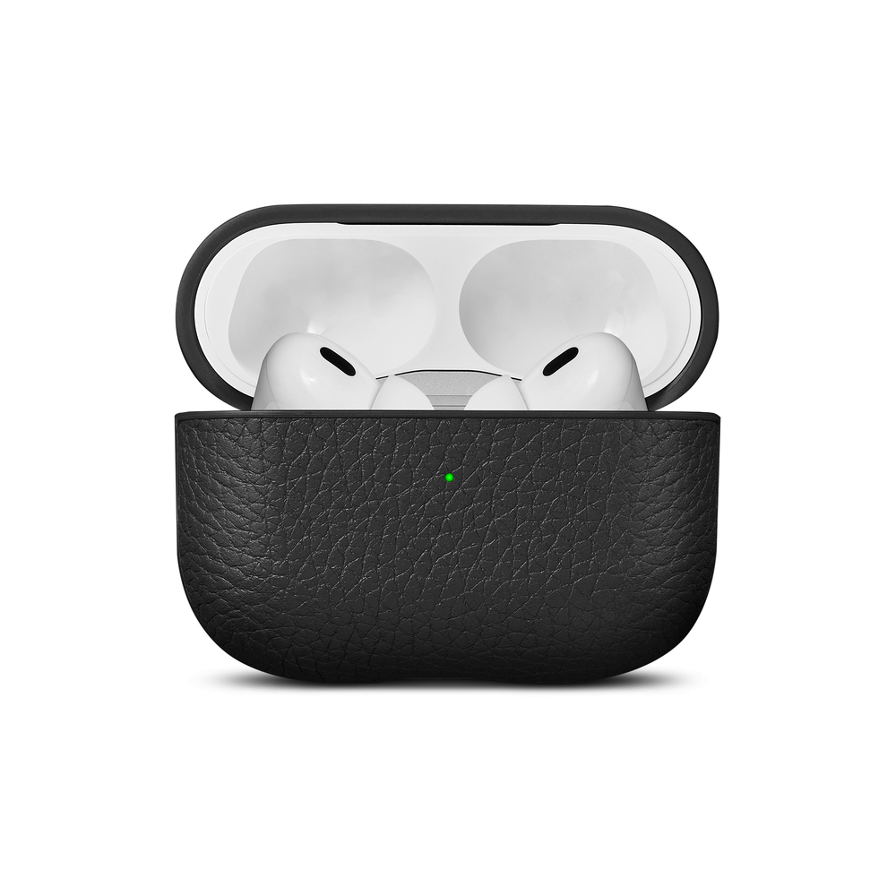 Woolnut Leather Case pro AirPods Pro (2nd gen) Black