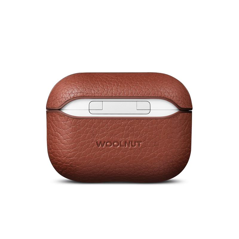 Woolnut Leather Case for AirPods Pro (2nd gen) Cognac