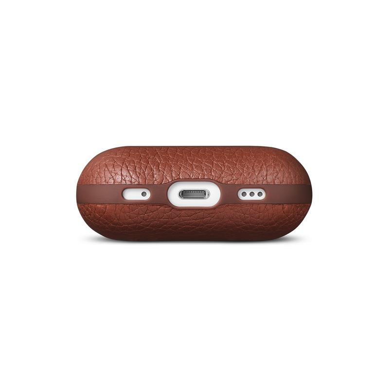 Woolnut Leather Case for AirPods Pro (2nd gen) Cognac