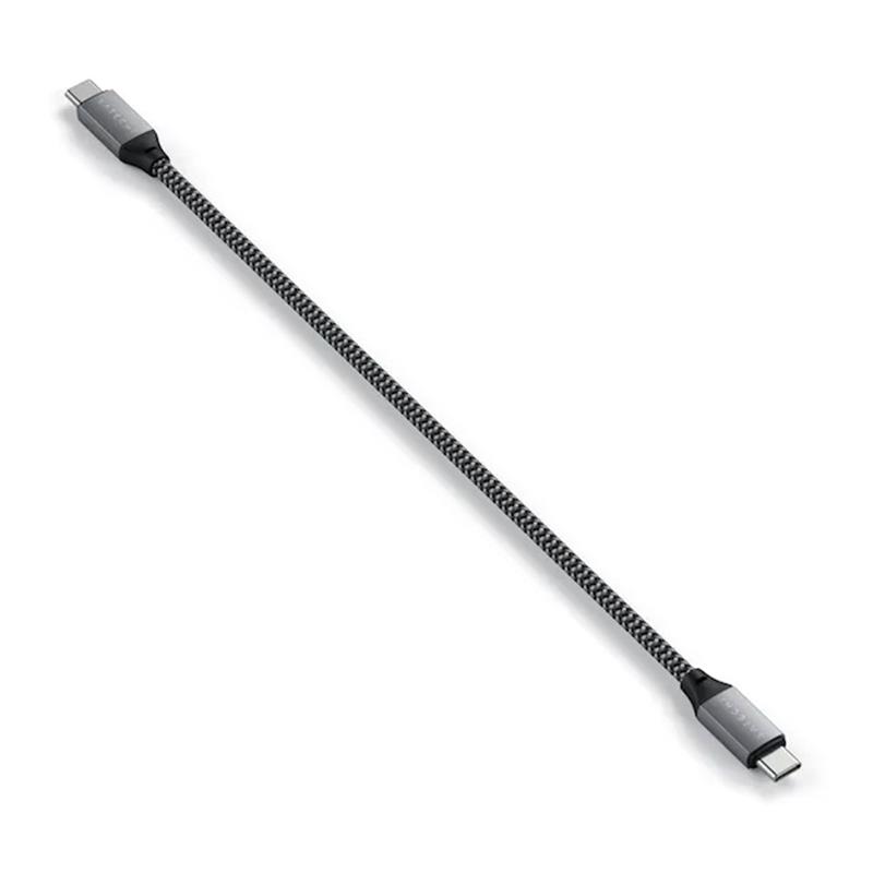 Satechi kábel USB-C to USB-C Cable 25cm - Space Gray