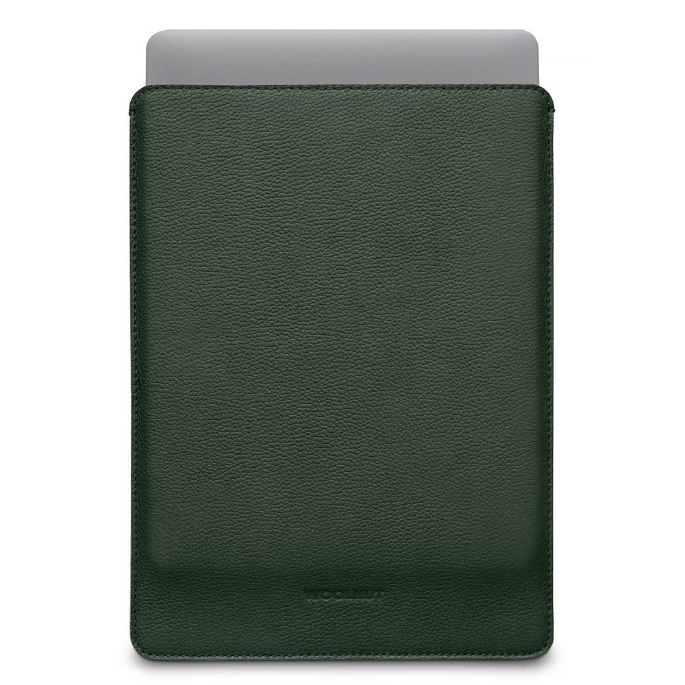 Woolnut Leather Sleeve for Macbook Pro 14 - Green