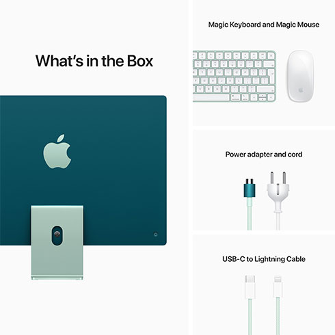 iMac 24" 4.5K Apple M1 8C CPU 7C GPU 8GB 256GB Zelený SK *Vystavený*