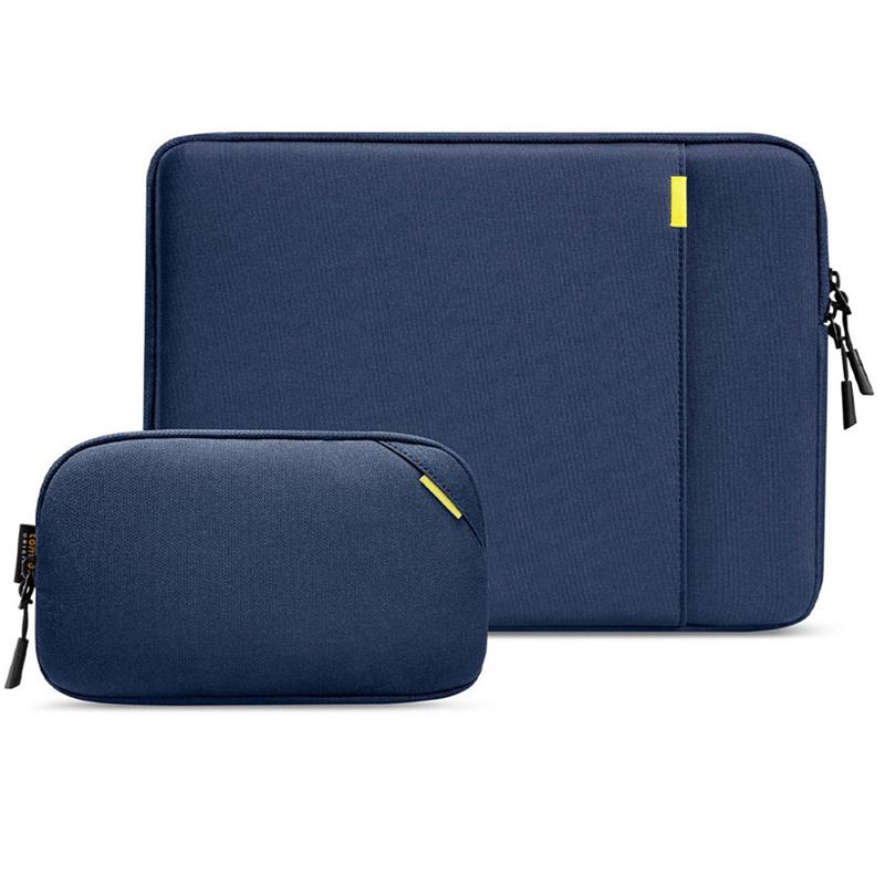 Tomtoc puzdro Recycled Sleeve with Pouch pre Macbook Pro 16" M1/M2/M3/M4 - Navy Blue