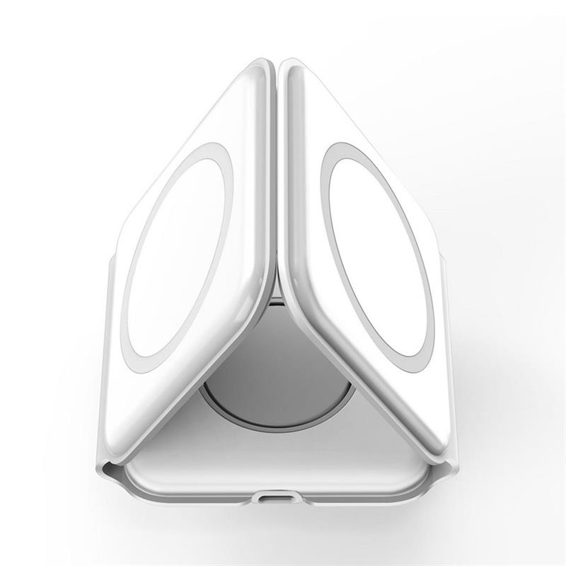 Sdesign 3 in 1 Folding Wireless Charger - White