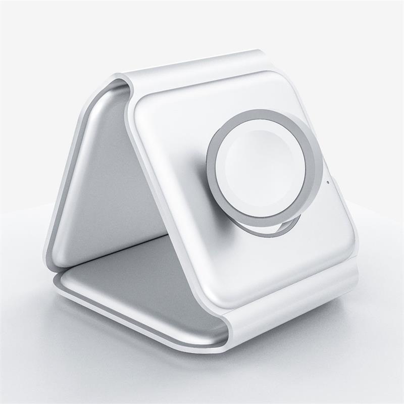 Sdesign 3 in 1 Folding Wireless Charger - White