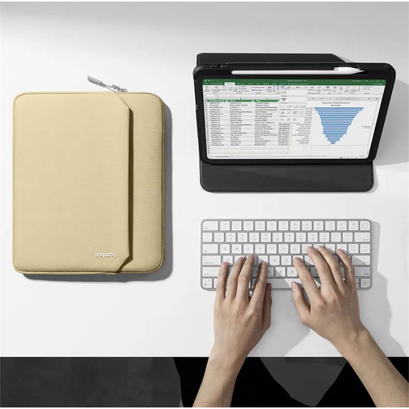 Tomtoc puzdro Light Sleeve pre iPad Pro 12.9"/Pro 13"/Air 13" - Khaki