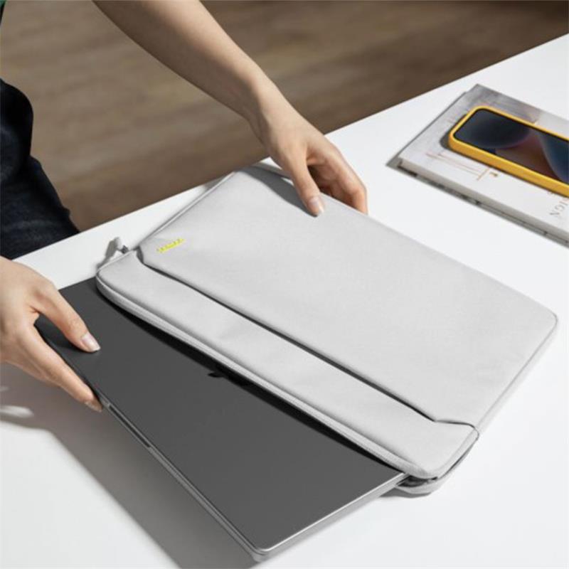 Tomtoc puzdro Light Sleeve pre Macbook Pro 14" M1/M2/M3/M4 - Light Gray
