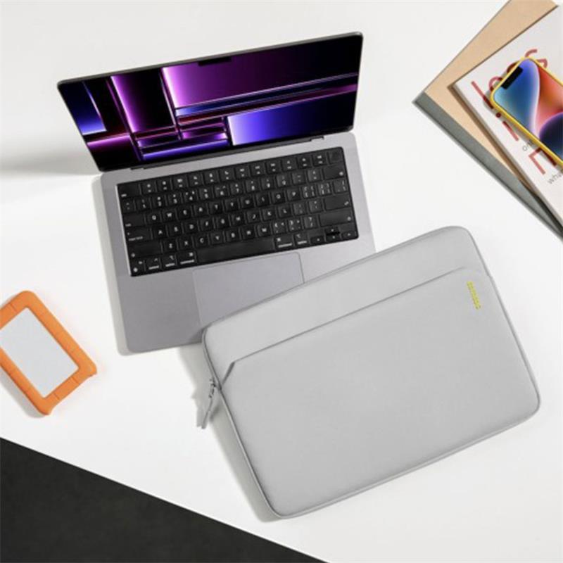 Tomtoc puzdro Light Sleeve pre Macbook Pro 14" M1/M2/M3/M4 - Light Gray