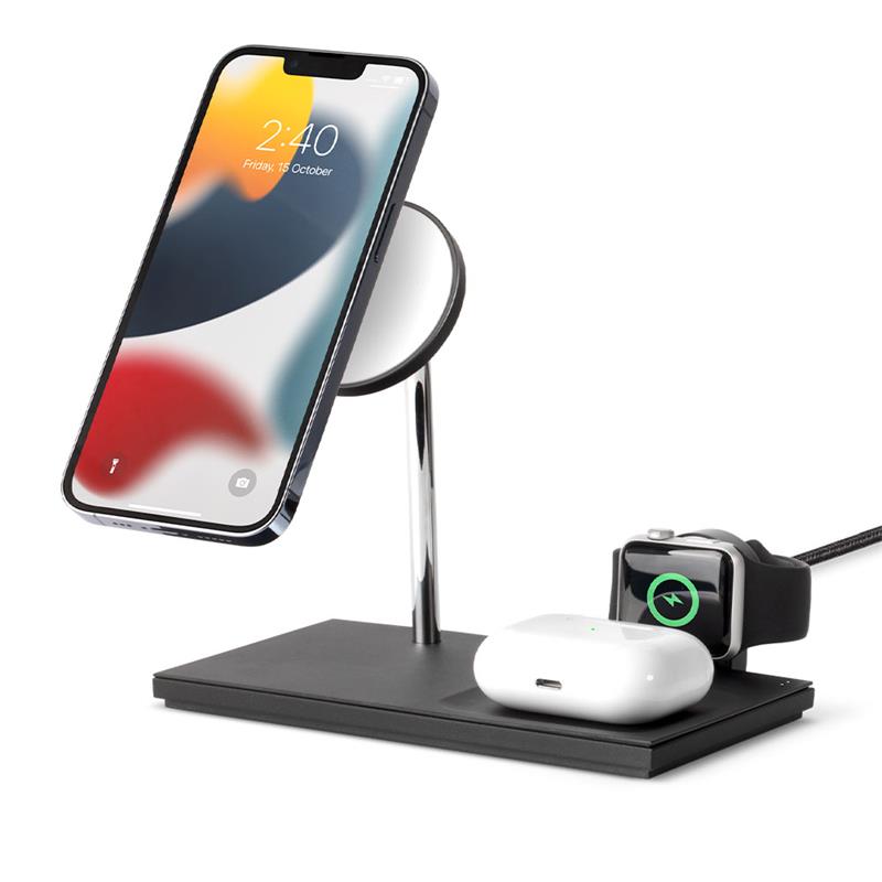 Native Union Snap 3-in-1 Magnetic Wireless Charger – Black