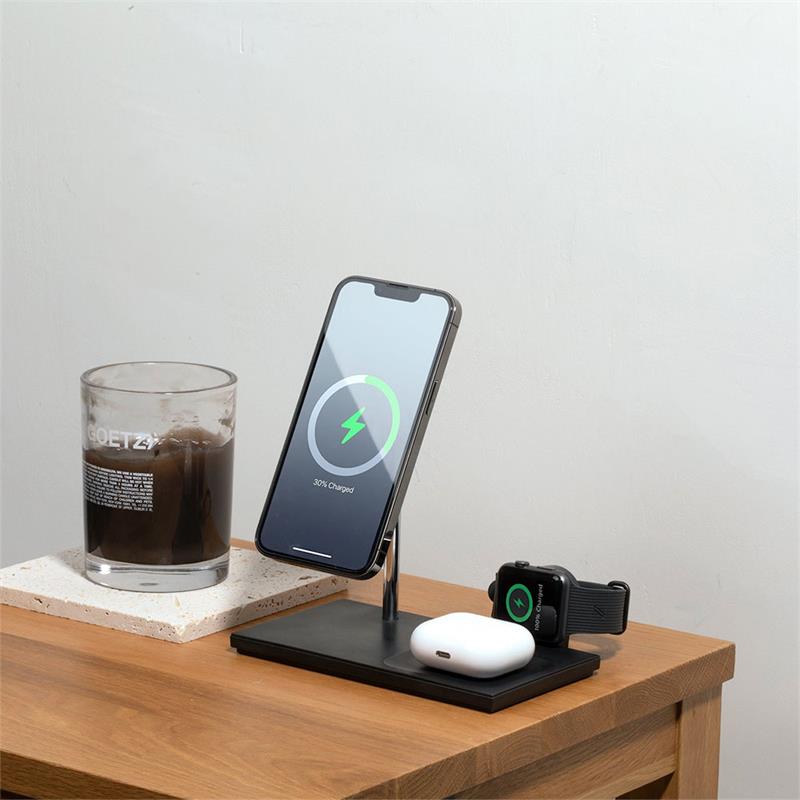 Native Union Snap 3-in-1 Magnetic Wireless Charger – Black