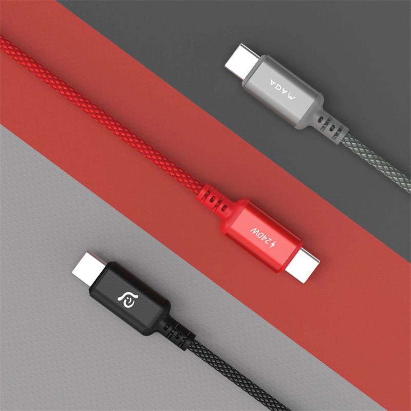 Adam Elements kábel CASA P200 USB-C na USB-C 240W 2m - Red
