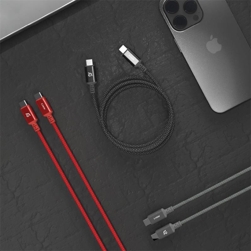 Adam Elements kábel CASA P200 USB-C na USB-C 240W 2m - Red