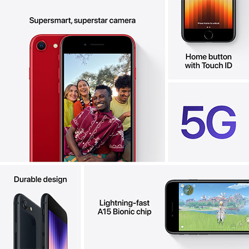 iPhone SE 64 GB Hvězdně bílý (2022) *Třída A*