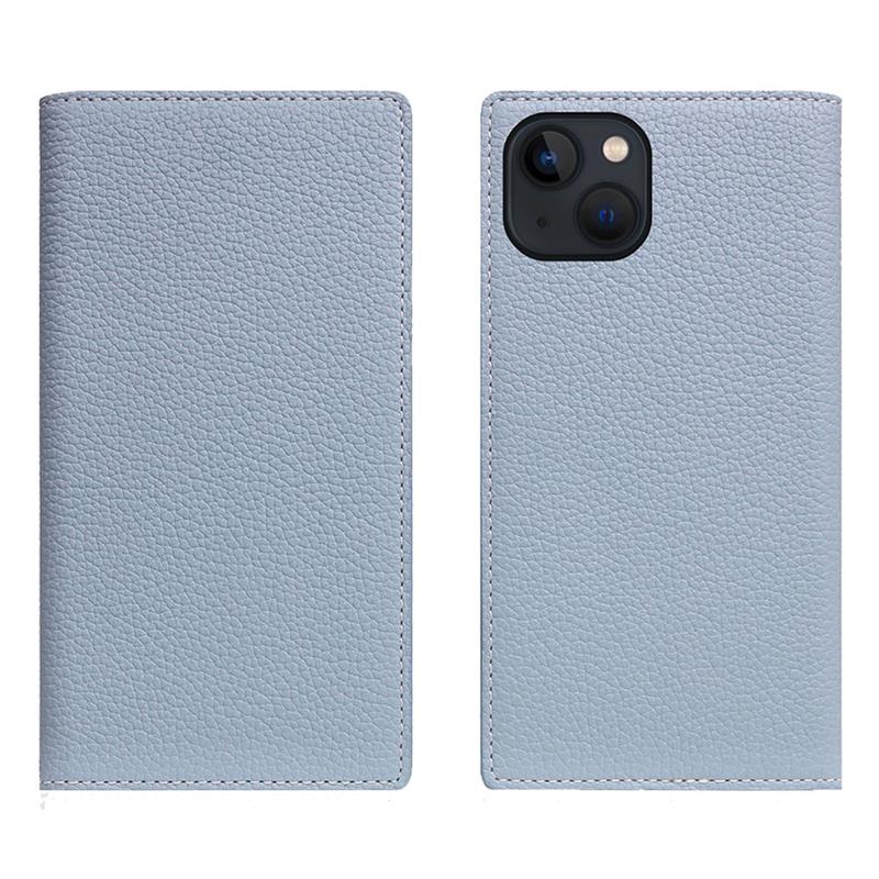 SLG Design puzdro D8 Magsafe Full Grain Leather pre iPhone 15 - Powder Blue