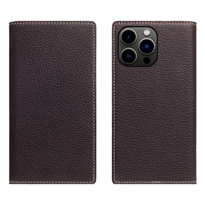 SLG Design puzdro D8 Magsafe Full Grain Leather pre iPhone 15 Pro - Brown