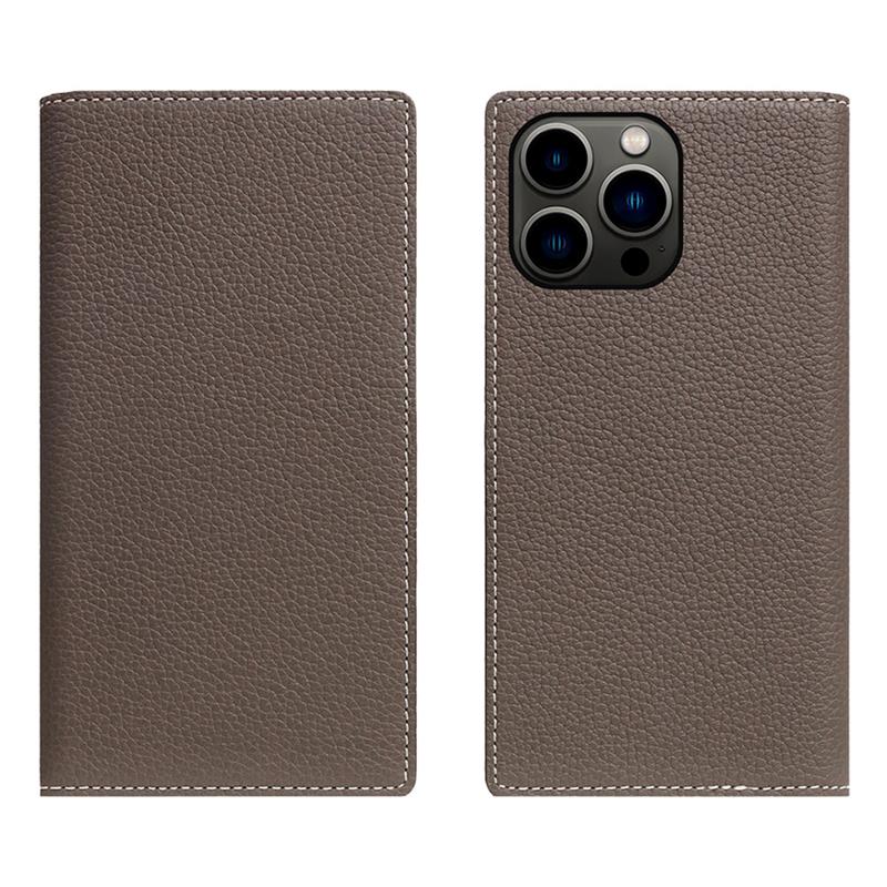 SLG Design puzdro D8 Magsafe Full Grain Leather pre iPhone 15 Pro - Etoff Cream