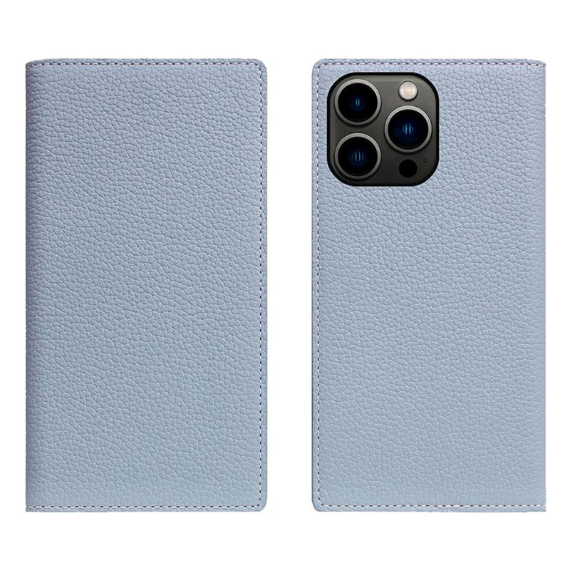 SLG Design puzdro D8 Magsafe Full Grain Leather pre iPhone 15 Pro - Powder Blue