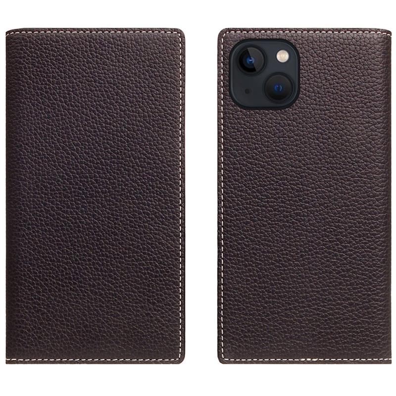 SLG Design puzdro D8 Magsafe Full Grain Leather pre iPhone 15 Plus - Brown