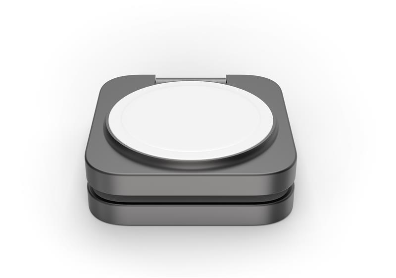 Cubenest 2v1 Skládací bezdrátová nabíječka S211 Pro - šedá