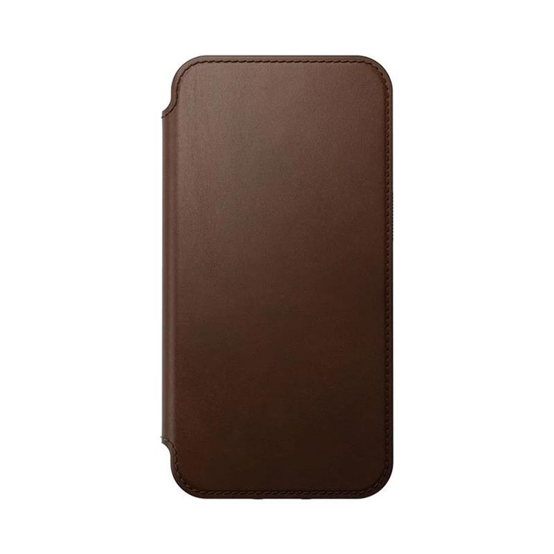 Nomad puzdro Modern Leather Folio Magsafe pre iPhone 14 - Brown