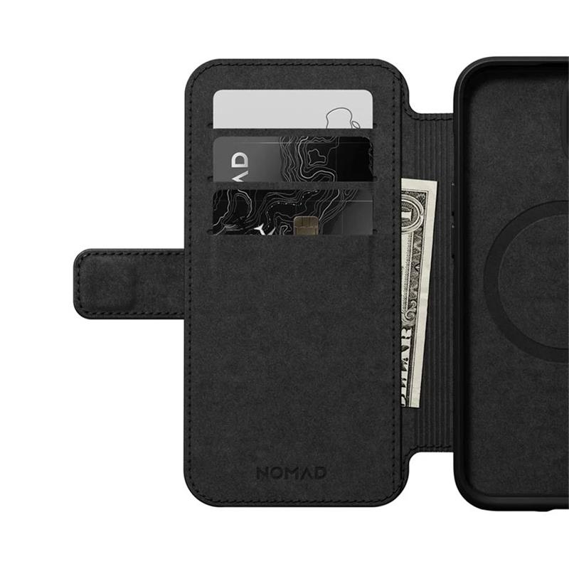 Nomad puzdro Modern Leather Folio Magsafe pre iPhone 14 - Brown