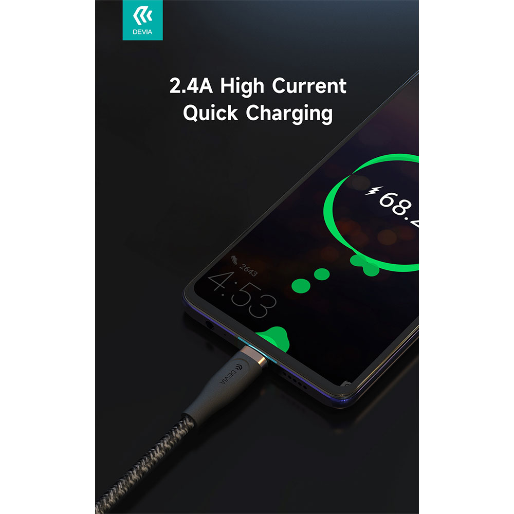 Devia kabel USB-A to USB-C Star Series Cable 1.2m - Black