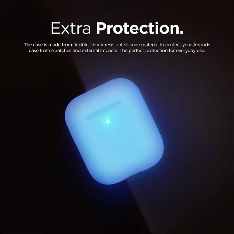 Elago Airpods 2 Silicone Case - Nightglow Blue
