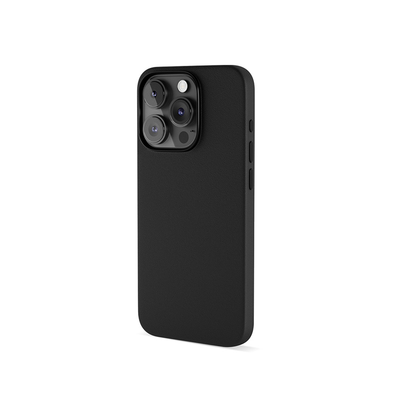 Epico Mag+ Leather Case iPhone 15 Pro - čierna