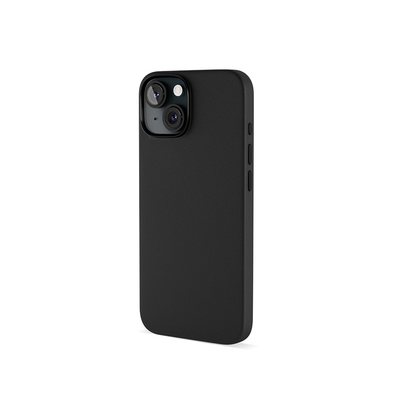 Epico Mag+ Leather Case iPhone 15 Plus - čierna