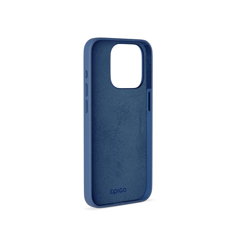 Epico Mag+ Leather Case iPhone 15 Pro Max - modrá