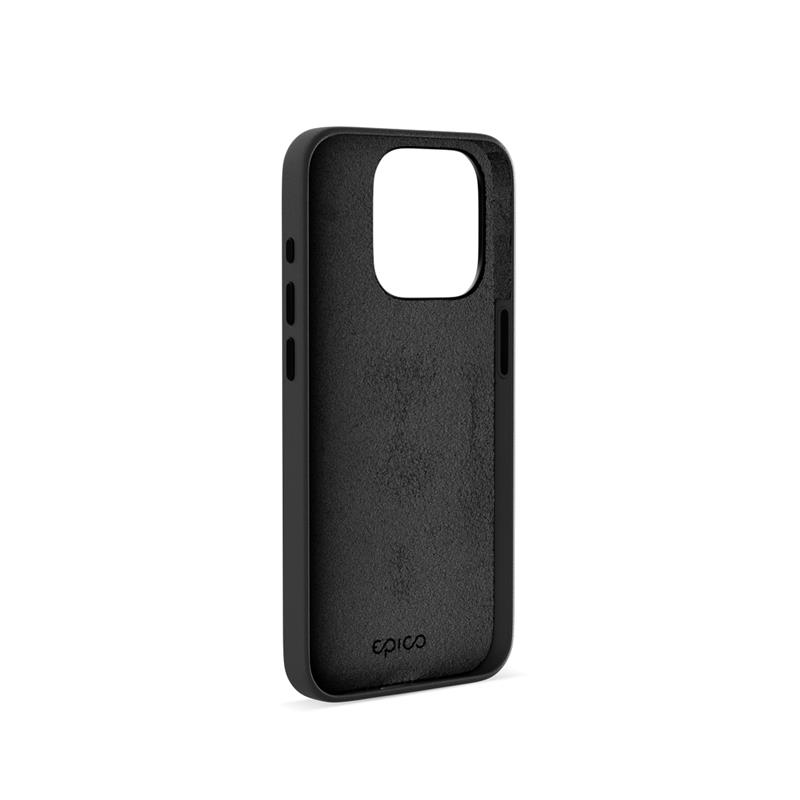 Epico Mag+ Leather Case iPhone 15 Pro Max - čierna