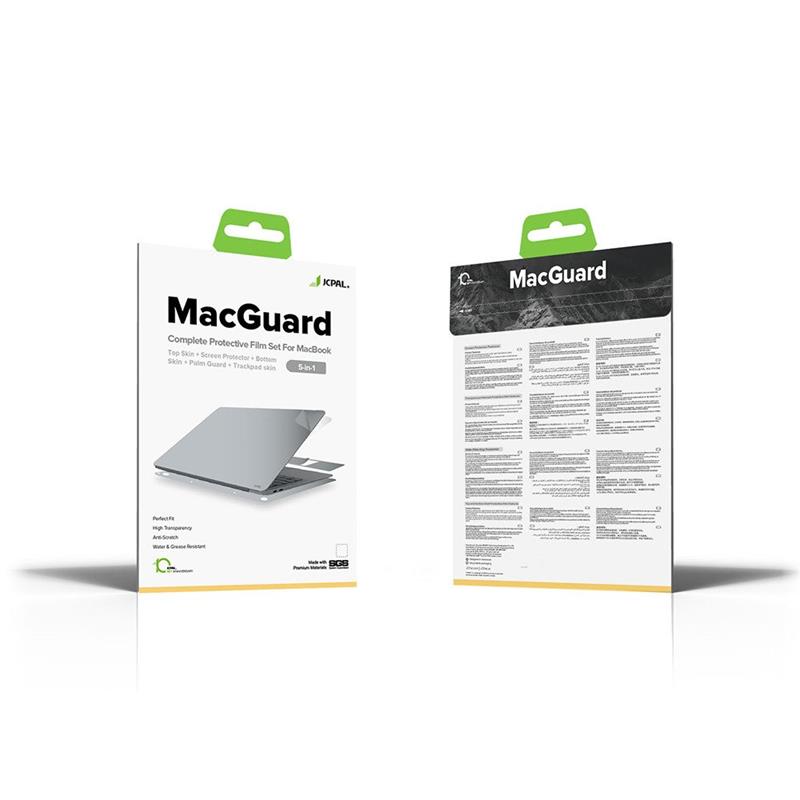 JCPAL MacGuard 2in1 MacBook Air 13 2018-2023 (Space Gray)