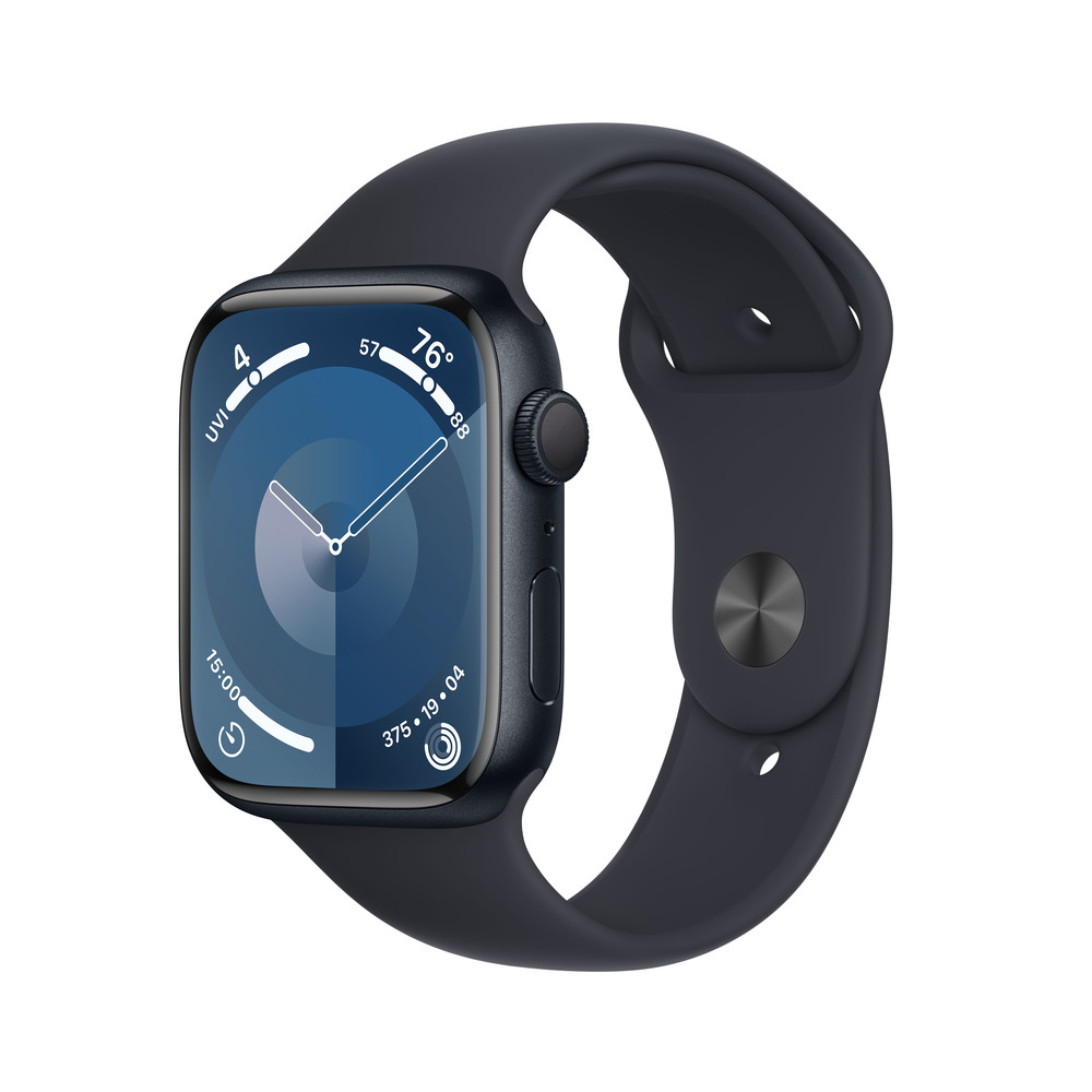 Apple Watch Series 9 GPS 45mm Midnight Aluminium Case with Midnight Sport Band - M/L *Rozbalený*
